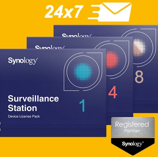 Official Synology Surveillance Station License 1 4 8 packs - SynoPower Club
